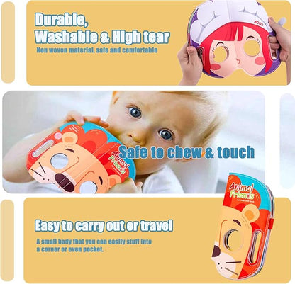 Baby Mask Books 18 Months, Sensory Baby Toys Folding Felt 18 Months