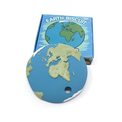 Earth Biscuit Natural Rubber Baby Toy for Teething, Bath time