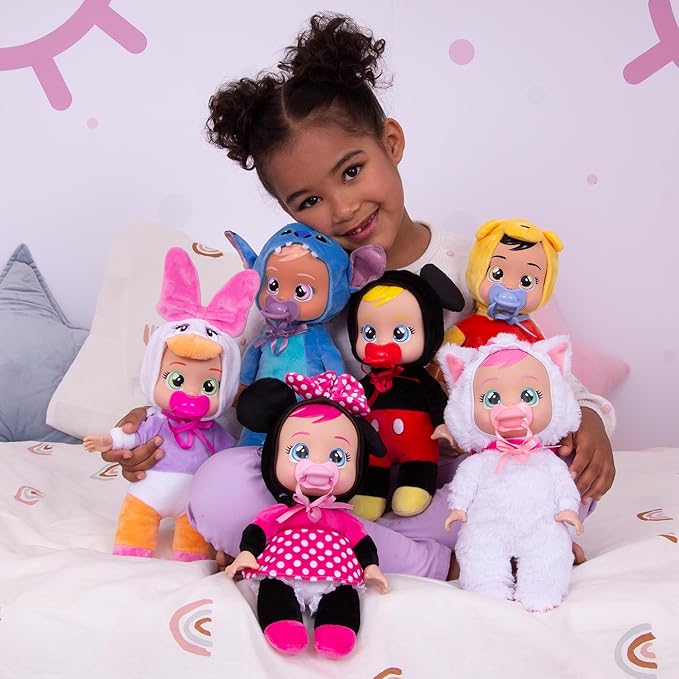 Cry Babies Disney 9" Plush Baby Doll Tiny Cuddles Inspired 18 Months