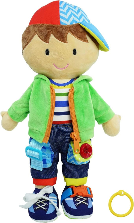 June Garden 15.5" Dressy Friends Terry - Educational Stuffed Plush Doll for Kids and Toddlers 2 Years and Up
