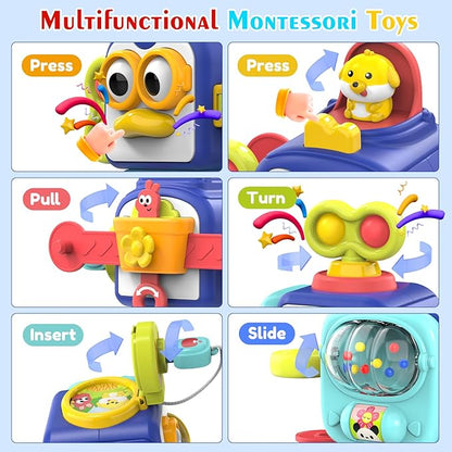 Montessori Toys for 1 Year Old, Sensory Toys for Toddlers 1-3 1 Year 12-18 Months 1 2 3 Year