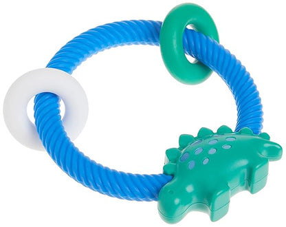 Itzy Ritzy Silicone Teether with Rattle; Rattle Teether Features Rattle 3 Months