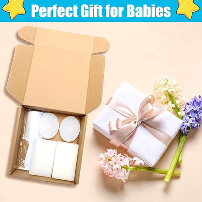 Cradle Cap Brush for Babies, 5Pcs Cradle Cap Treatment Set with Soft Bristle Brushes Silicone Scrubber Long Comb for Newborn Bathing Essentials Baby Brush and Comb Set (White)
