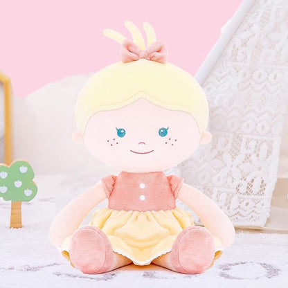 Onetoo Soft Baby Doll for Girls Plush Rag Doll Sleeping 14"