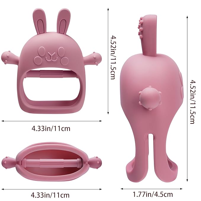 Teething Toys, Baby Toys 6-12 Months 6-12 Months, Free(2 Packs)