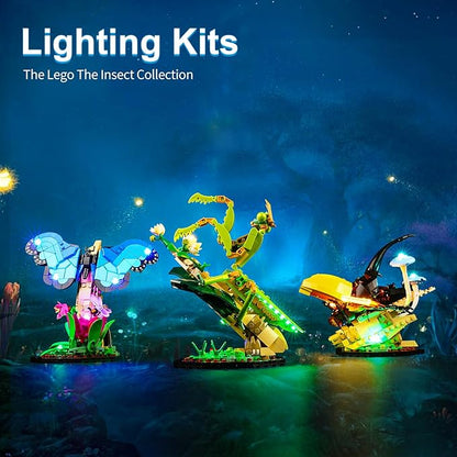 LED Lighting Kit for Lego The Insect Collection, LED Light 21342 Building