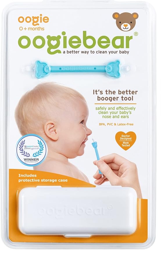 oogiebear: Baby Nose Cleaner & Ear Wax Removal Tool - Safe Booger & Earwax Removal for Newborns, Infants