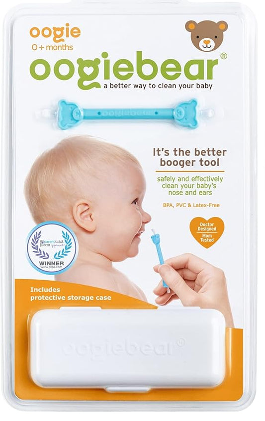 oogiebear: Baby Nose Cleaner & Ear Wax Removal Tool - Safe Booger & Earwax Removal for Newborns, Infants