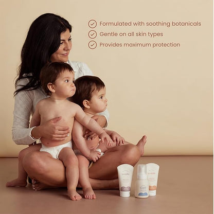 Diaper Rash System - Foaming Cleanser, Diaper Rash Paste & Diaper Cream Bundle 3 pc