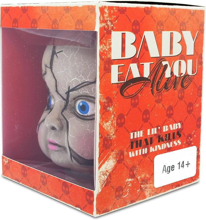 Nerd Block Baby Eat You Alive Broken Doll Head Collectible