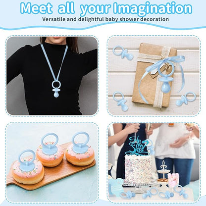 36 Plastic Pacifiers for Baby Shower Game, 2.75?ÖŌĆ?Baby Shower Pacifiers