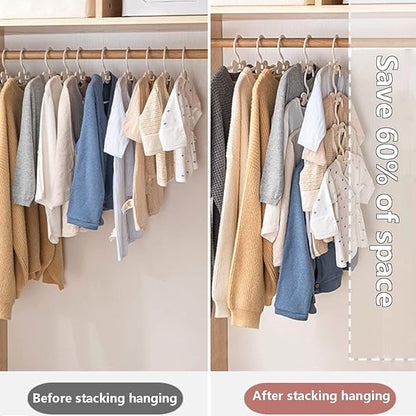 Kids Clothes Hangers, 11-14.5" Adjustable Toddler Hangers for Newborn Closet, Plastic Small Infant Hanger for Toddler Pant, Child Coat Hanger for Boy Nursery Clothing, 30 Pack Blue