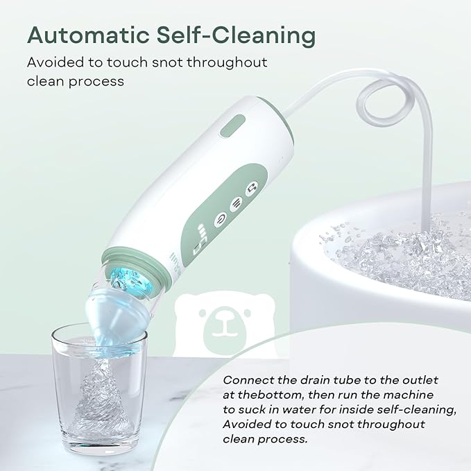 Hospital-Grade Nasal Aspirator for Baby, Automatic Toddler Nose Sucker