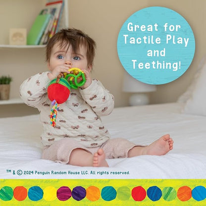 Eric Carle Very Hungry Caterpillar Chime Toy with Silicone Gummi Ogobolli ??Makes Sound When Shaken and Great for Teething