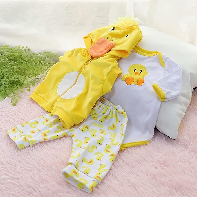 MAIHAO Reborn Baby Doll Clothes for 17-22 Inch Newborn Baby 17-22 inch 5pcs Set 17-22 Inch