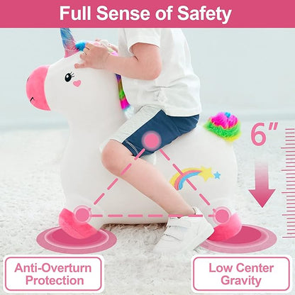 iPlay, iLearn Bouncy Pals Unicorn Horses 18 Month 2 3 4 Year