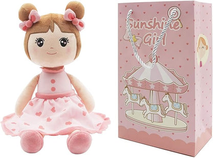 Maxshop 17'' Plush Dolls Baby Girl Toy Gifts Stuffed Doll