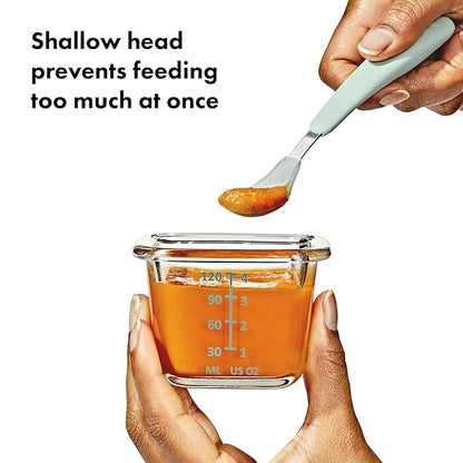 OXO Tot On-The-Go Feeding Spoon - Opal