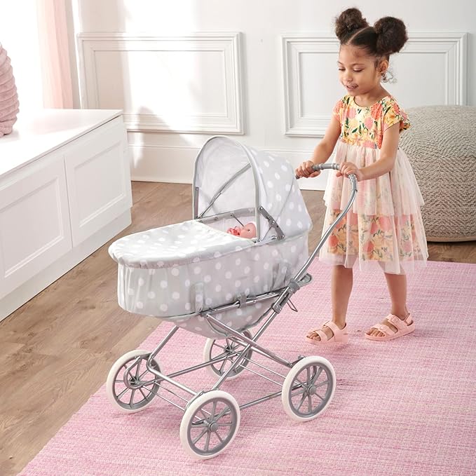 Badger Basket Toy Doll Just Like Mommy 3-in-1 Doll Pram 22 inch