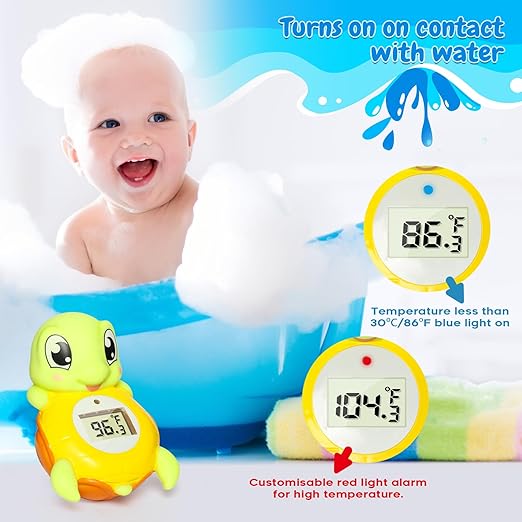 Backstroke Sea Turtle Baby Bath Thermometer,The Infant Baby Bath Floating