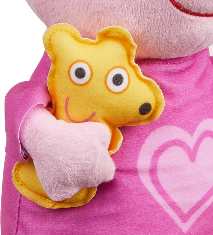 Peppa Pig Peppa’s Bedtime Lullabies Singing Plush Doll, 11 Inch Interactive Stuffed Animal 18 Month