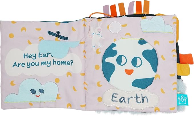 Manhattan Toy Little Rocket Finds Home Soft Activity Crinkle Book
