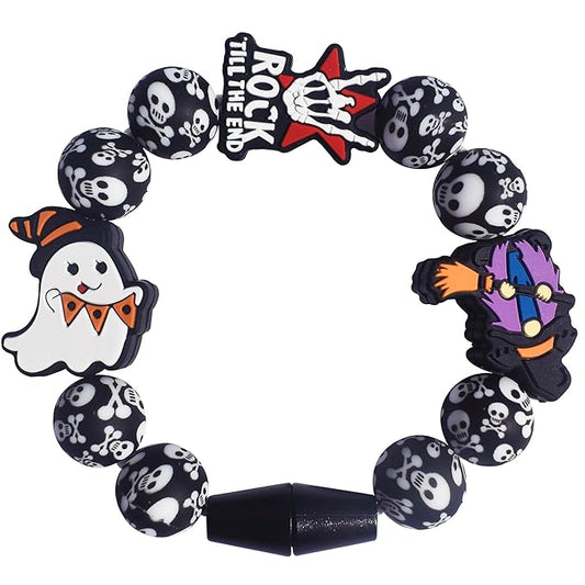 Halloween Baby Toy Gothic Baby Teether Ring Baby Stuff Teething
