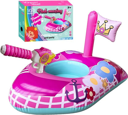 Inflatable Pool Floats Kids-Girls Pool Toys for Toddlers Ages 3-8, Kids Floats for Swimming Pool