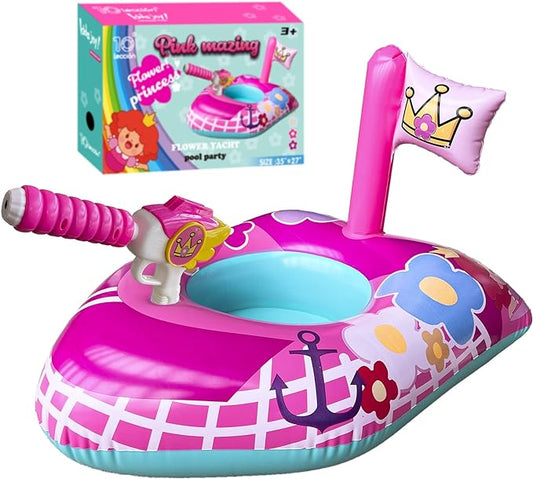 Inflatable Pool Floats Kids-Girls Pool Toys for Toddlers Ages 3-8, Kids Floats for Swimming Pool