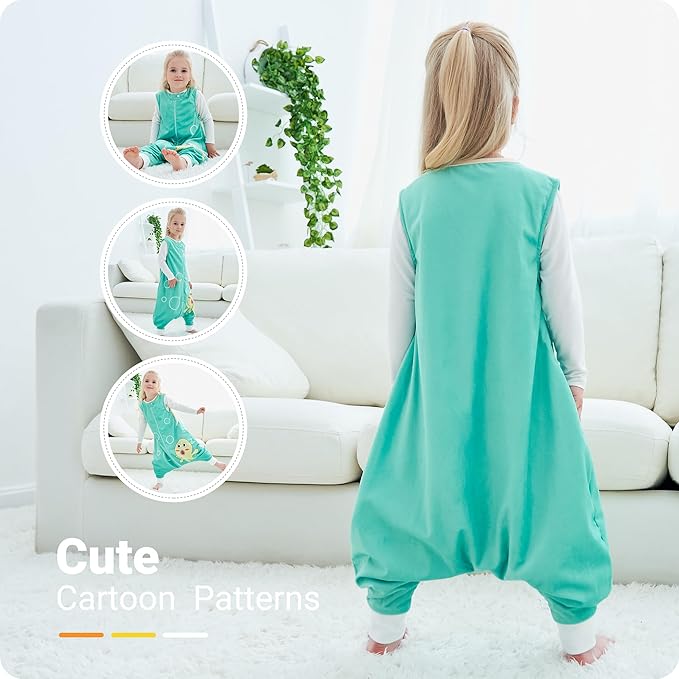 Infant Toddler Sleeping Bag, Baby Sleeping Sack Sleeveless 4 Season 1-3T, Octopus