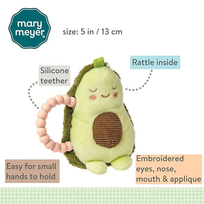 Mary Meyer Teether Baby Rattle, 6-Inches