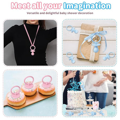 36 Plastic Pacifiers for Baby Shower Game, 2.75?ÖŌĆ?Baby Shower Pacifiers