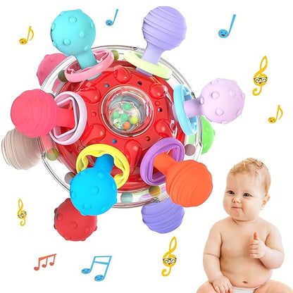 Baby Sensory Teething Toys - Infant Teethers Montessori Toys, Updated 0 3 6 9 12 18