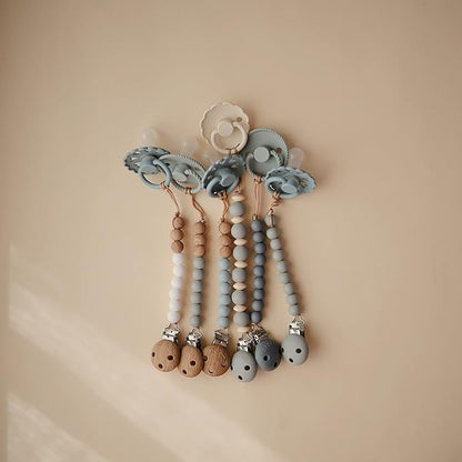 Frigg Rope SilkySoft Silicone Baby Pacifier | Made in Denmark 6-18 Months)