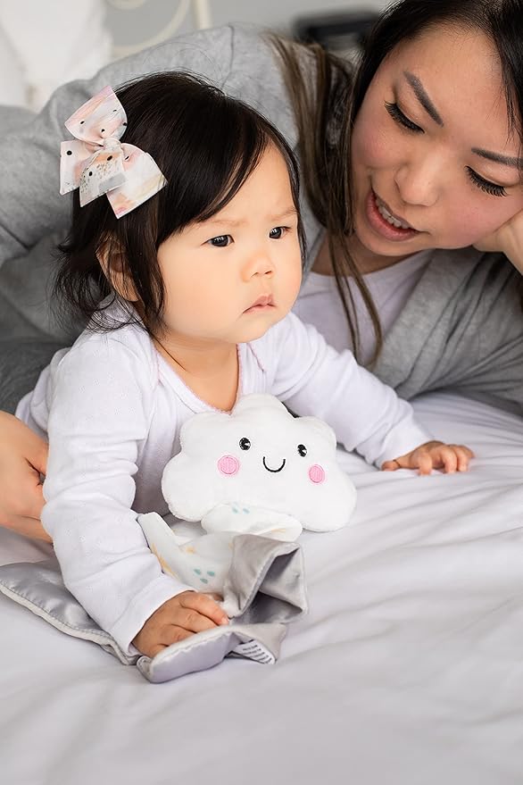 Pearhead Cloud Security Blanket, Soft Baby Lovey for Babies