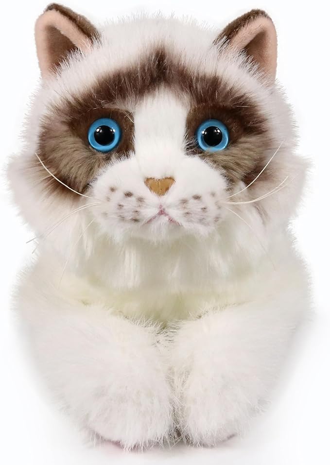 Ice King Bear 16" Realistic Ragdoll Cat Stuffed Animal 2lb