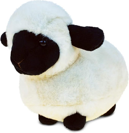 DolliBu Valais Blacknose Sheep Super Soft Stuffed Animal, Cute Realistic Stuffed Animals for Girls. Boys and Adults Animal Gifts 8.5 Inch