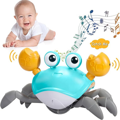 Crawling Crab Baby Toy Gifts Infant Tummy Time Toys Build 0-6 6-12 1-3 4+