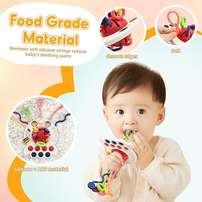 AiTuiTui Sensory Montessori Baby Toys 6 to 12 Months, Toddler Travel Toys for 1 2 Year Old Boy Girl Birthday Gifts 9 10 18 Months