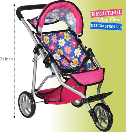 fash n kolor® Baby Doll Stroller Gift for Kids, Toy