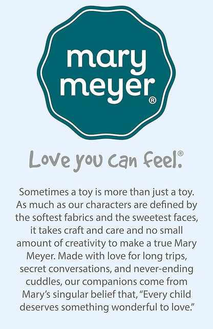 Mary Meyer Crinkle Teether Toy with Baby Paper and Squeaker, 6 x 6-Inches