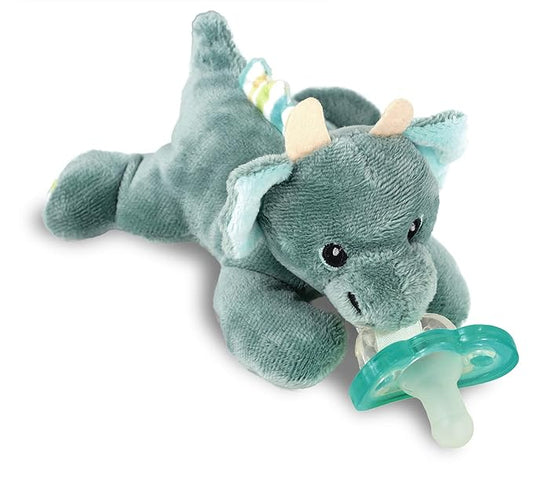 RaZbaby JollyPop Pacifier, Holder w/ Detachable Baby Pacifier 0M+, 100%