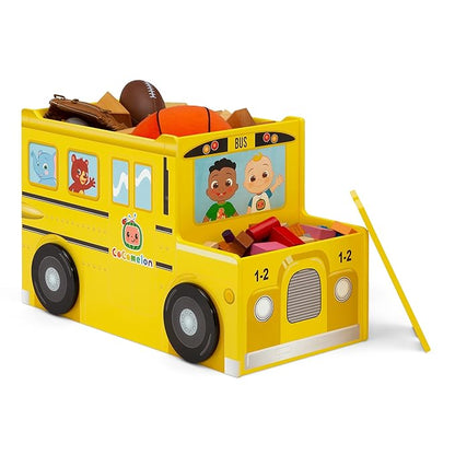 Delta Children CoComelon School Bus Toy Box + Delta Children