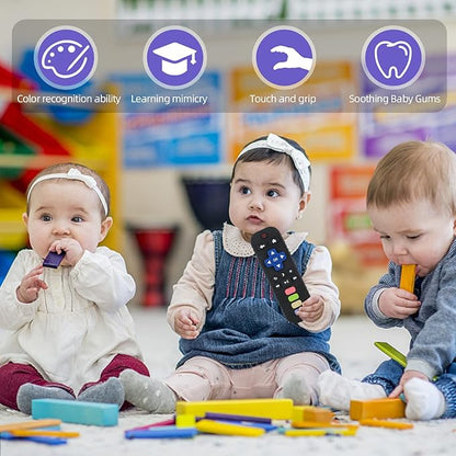 Chuya Baby Remote Control Teether Toy Chew Toy for Babies 0-24 Months