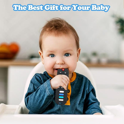 Baby Teething Toys, Food Grade Silicone Teether for Babies 3 6 12 18 Months