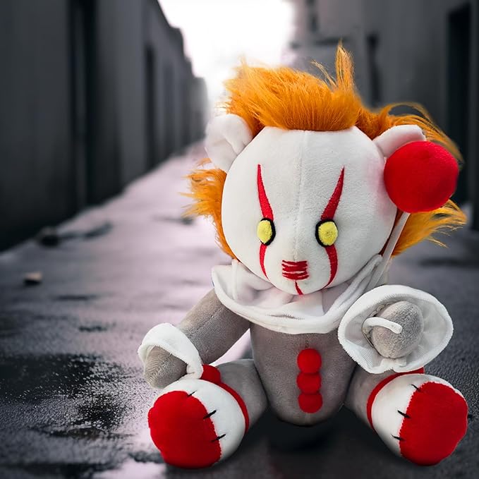 Verceco Cute Clown Doll Plush Toy 11 Inch Scary Clown