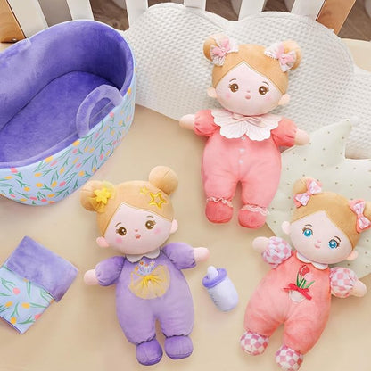 OUOZZZ Soft Baby Doll Set for Girls - My First