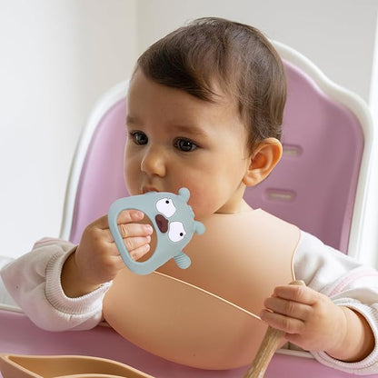 Teething Toys for Babies 0-6-12 Months, Baby Teether Never Drop Baby Teether for Teething Relief