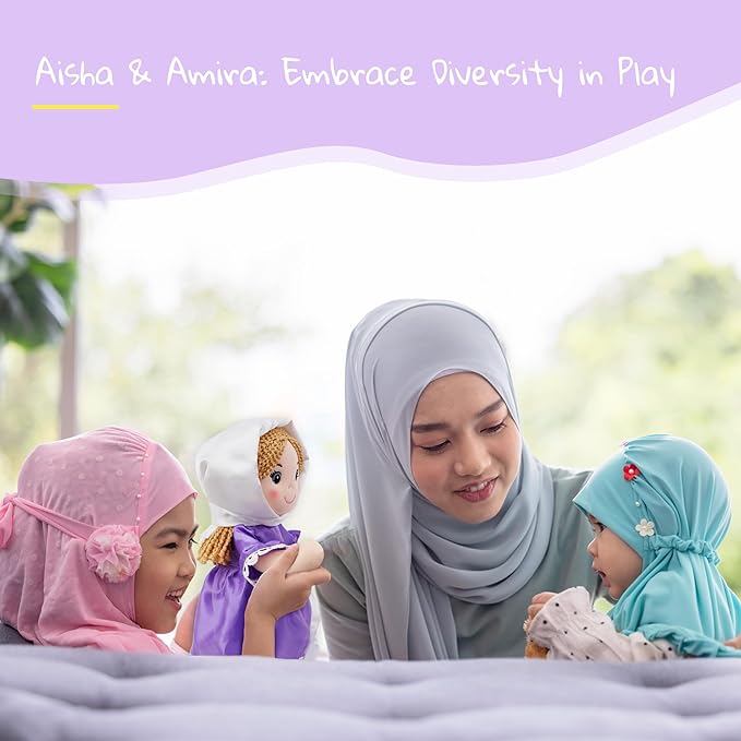 June Garden 14" Snuggle Cuties Aisha - Muslim Hijab Doll