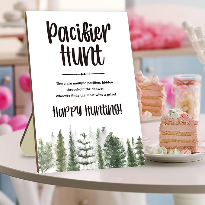 Baby Shower Party Games, Baby Pacifier Hunt 50 Blue